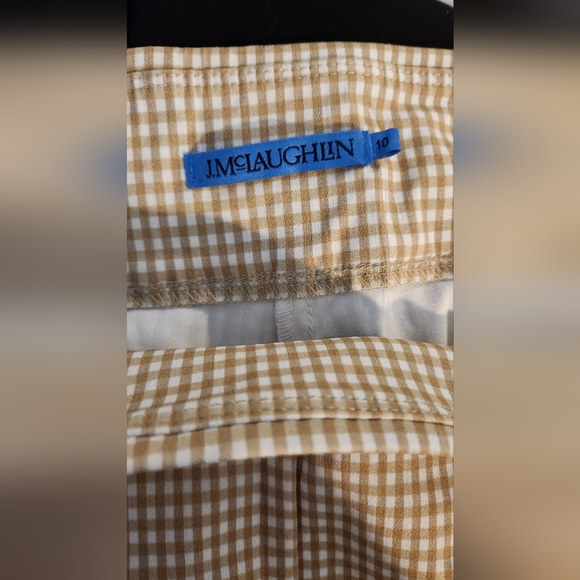 Women's J.McLaughlin Rylie Pants Plaid Size 10 - Picture 9 of 9